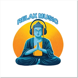 buddha music Posters and Art